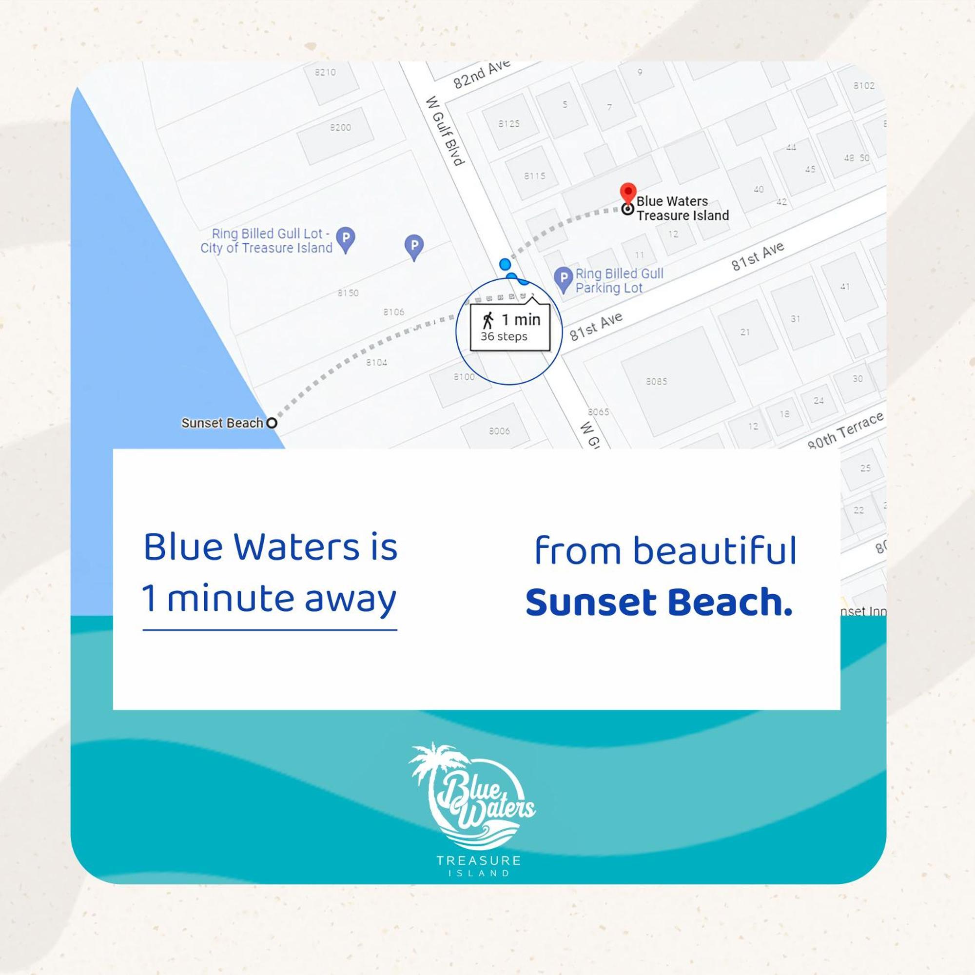 Blue Waters Treasure Island酒店 外观 照片