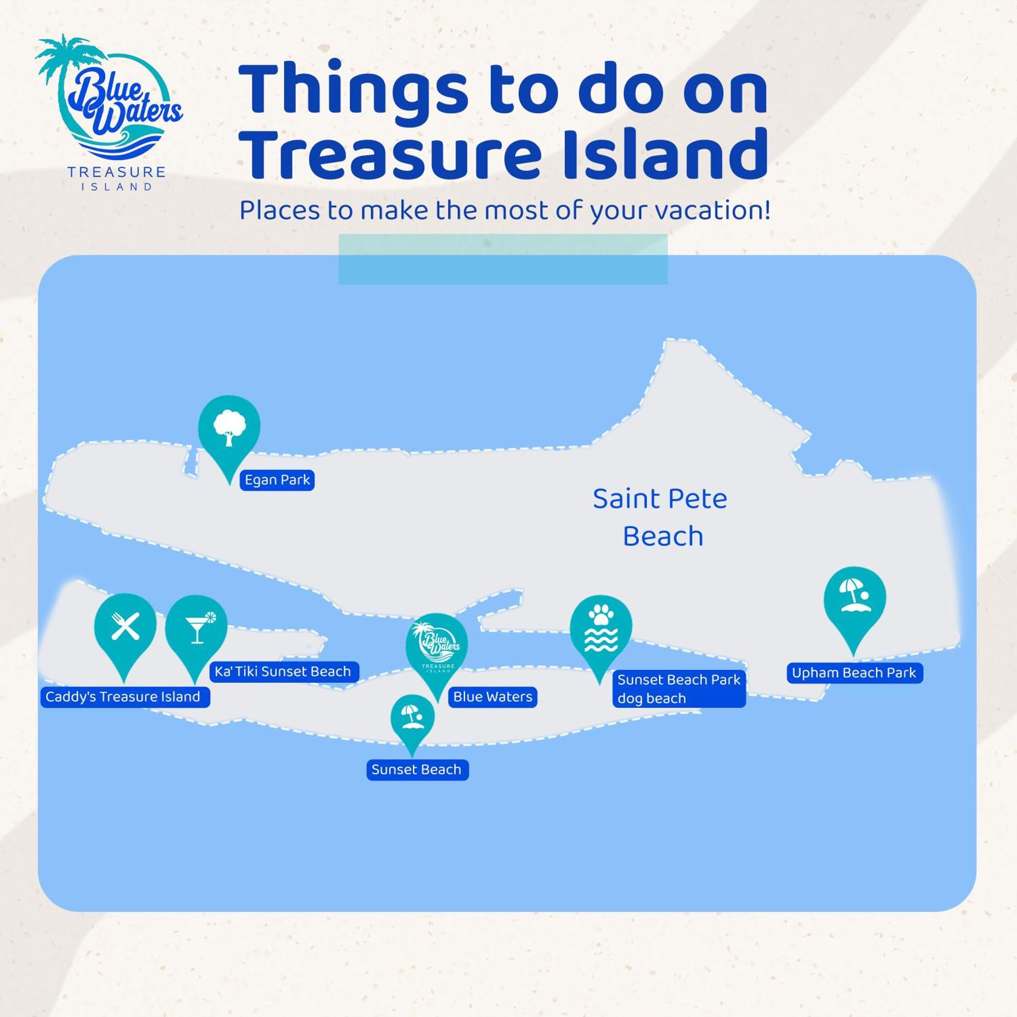 Blue Waters Treasure Island酒店 外观 照片